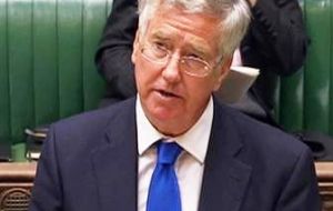 Defense Secretary Michael Fallon said that improving Mare Harbor is an important part of our major investment plan to modernize infrastructure in the Falklands