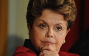 Rousseff claimed she was being pressured to resign because rivals wanted “to avoid the task of removing, unduly, illegally and criminally, an elected president”.