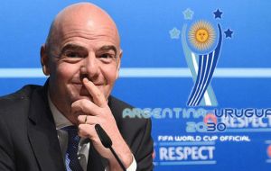 “An important theme is whether the World Cup can be played in more than one country,” said Infantino. “I personally support it”.