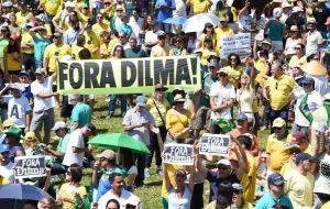 Impeachment efforts gained steam as more than three million Brazilians took to the streets this month to protest the recession and a vast corruption scandal