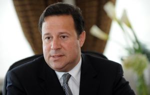 Panama President Juan Carlos Varela said his government had “zero tolerance” for illicit financial activities and would cooperate “vigorously”