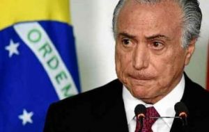 The audio was posted on the website of the Folha de S.Paulo newspaper and confirmed by Temer's aides as authentic