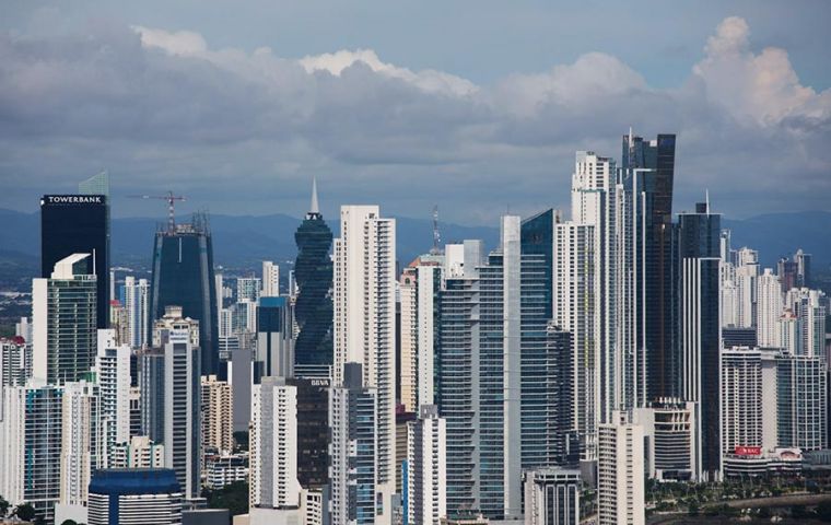 View of Panama City financial district: Panama does not deserve to be singled out on an issue that plagues many countries