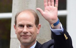 HRH The Prince Edward, Earl of Wessex, will embark on a Royal program of visits as soon as he arrives at St Helena on Friday 20 May 2016. 