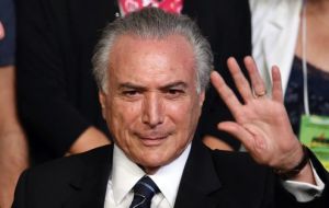Vice president Temer who is to replace Rousseff if she is removed, allegedly held a ´victory dinner´ with allies of a future ´national unity´ government