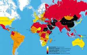 Press Freedom Index is an annual ranking of countries compiled and published by RSF based upon the assessment of countries' press freedom records