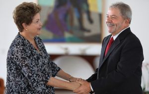 Rousseff appointed Lula da Silva to the chief of staff job March 16 to help her battle the impeachment effort.
