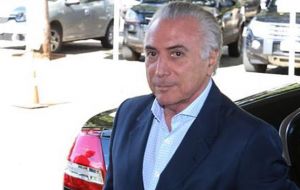 Temer would take over the presidency if the Senate votes to put President Dilma Rousseff on trial next month, as is widely expected. 