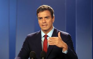 Socialist leader Pedro Sanchez said his party accepted 27 of the 30 points proposed by Compromis, and said it was willing to negotiate on the others.