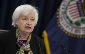 Federal Reserve Chair Janet Yellen was among nine members of the Fed's Open Market Committee who voted to keep interest rates unchanged. 