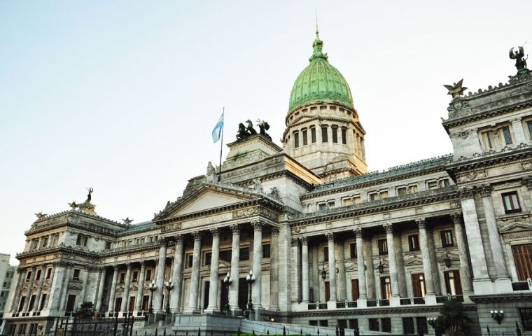 Argentine congress is in the middle of a high pitched debate over a bill which would freeze layoffs for the next 180 days