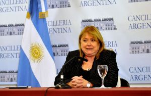 The meeting could be the kick-off for lifting the “full brake” on Falklands/Malvinas discussions between Argentina and UK, according to Malcorra. 