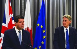 Hammond, the first foreign secretary to visit Gibraltar since 2009, spent a full day of talks in the Rock and met with Chief Minister Fabian Picardo