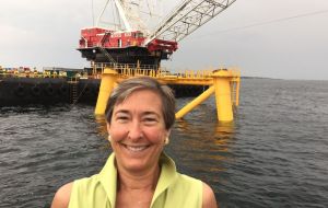 Dr. Sandra Whitehouse from The Ocean Conservancy addressed delegates during IAATO’s annual dinner about the importance of protecting the world’s oceans.