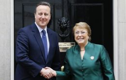 Bachelet-Cameron talks focused on a number of topics, including trade and investment, as well as science and innovation as drivers of economic growth.
