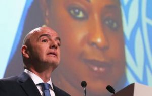 Infantino said he recommended Samoura because of her “fresh perspectives from outside the traditional pool of football executives” 