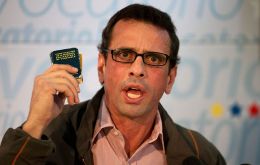 “I say to the armed forces: the moment of truth has arrived - to decide whether they are with the constitution or with Maduro,” Capriles told a news conference.
