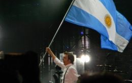 Paul playing in Cordoba where he filled a stadium with 55.000 fans