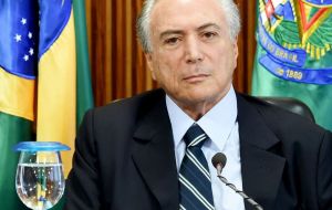Temer said the government would get an early repayment of about US$28 billion from Brazil's state-run investment bank BNDES 