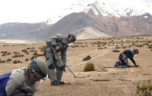 ”We have completed the destruction of 31.000 mines, which makes a total of 84.523, of the 113.122, that were 'planted' in the (north) region of Arica and Parinacota”