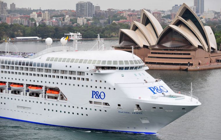 The Pacific Jewel, breached new low sulfur fuel regulations in Sydney Harbor, following a fuel sample taken by the ship’s crew and provided to EPA officers