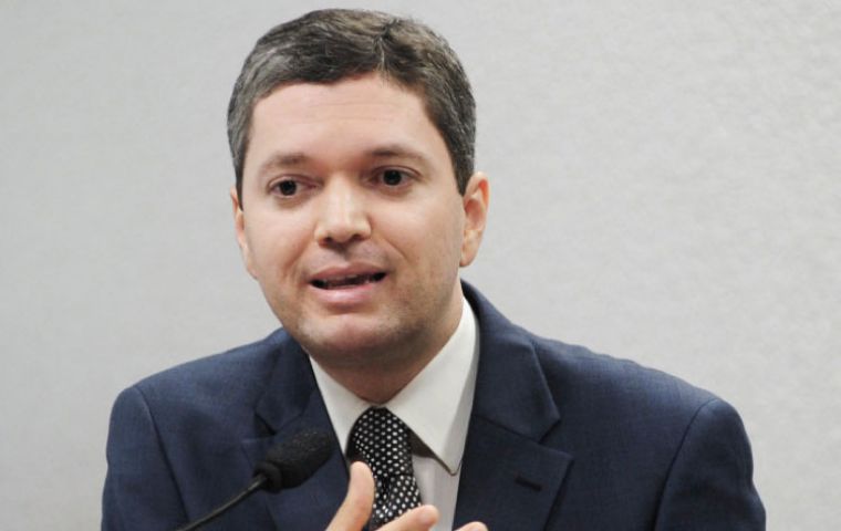 Transparency Minister Fabiano Silveira is the second minister in a week to be forced out of the Brazilian interim government