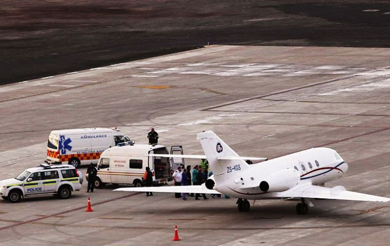 “The Airport is certified and open, as demonstrated by the emergency medevac flight last Saturday to Cape Town, pointed out Governor Phillips 