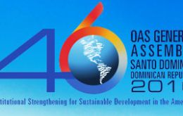 The OAS general assembly two/day meeting is taking place in Santo Domingo 