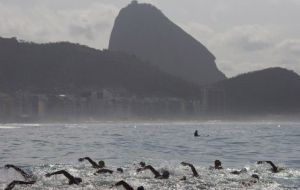 At ocean-front Copacabana, open-water and triathlon swimming will take place. The other four were Ipanema, Leblon, Botafogo and Flamengo.