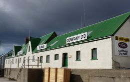 The company said performance in its trading subsidiaries has been satisfactory, with record trading in the Falklands