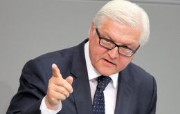  “A vote to leave would shake the union,” German foreign minister Steinmeier said at a joint news conference in Brandenburg. 