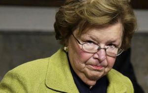 “Why such a scrutiny to board an airplane, and yet we have no scrutiny of the people on the terrorist watch list to be able to buy a gun?” said Senator Mikulski 