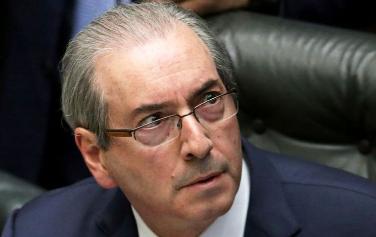 “I'm neither a hero nor a villain in the case” against Rousseff, Eduardo Cunha told a press conference. 