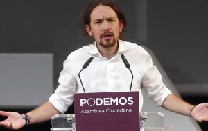 Pablo Iglesias, leader of Podemos, said he result was disappointing and surprising.“News today is unfortunately that the PP has increased its support.”