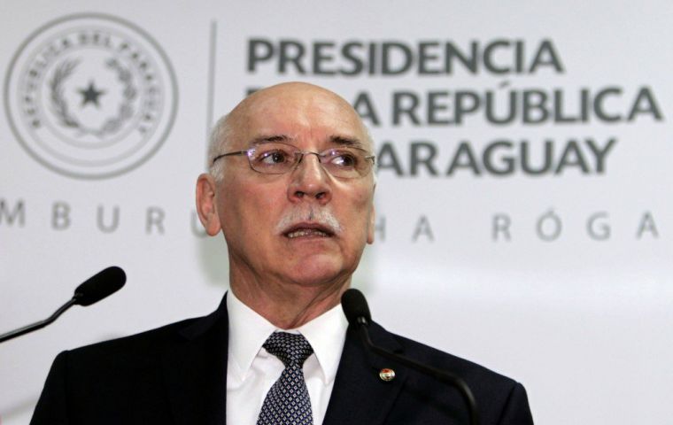 Loizaga said Paraguay will not accept Venezuela's presidency since “it's not a good message for Mercosur because we were not consulted, nor was Brazil”.