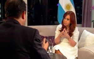 “The opposition must fulfill its role. I believe it is lacking ideas,” she told news channel C5N in her first interview in months. 