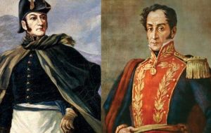 “This reality unites us in a family of broad horizons and fraternal loyalty towards the Greater Fatherland of which Jose de San Martin and Simon Bolivar dreamed”