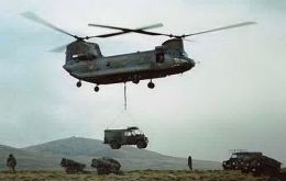 Prior to 2006 the United Kingdom had a pair of Chinooks permanently detached to the Falkland Islands 