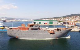 Built to CFL's specification by Nodosa Shipyard, in Marín, Galicia, the CFL Hunter will be fitted out in the next six months