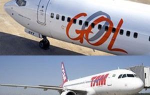 The Brazilian market is dominated by TAM, (merged with Chile's Lan) and Brazil’s Gol, which is partly owned by U.S. carrier Delta Airlines Inc.