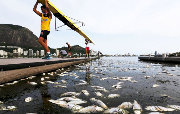  Rio Olympics Games aquatic athletes will “literally be swimming in human crap” and could pick up heavy duty illnesses from the contaminated water.