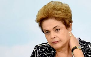 Rousseff, who is accused of breaking budgetary laws, is staying away from the ceremony in Rio de Janeiro, saying she refuses to accept a “secondary role.”