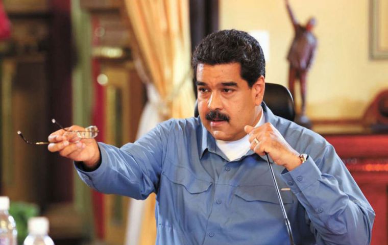 “We are presidents of Mercosur and will fully exercise that right” said Venezuelan president Nicolas Maduro in a mandatory national television message