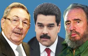 After Chavez died in 2013, his handpicked successor Nicolas Maduro has kept the close relationship with Fidel and Raul Castro