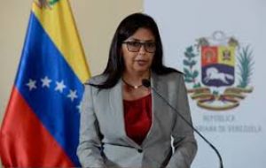 “We are aware of the existence of economic forces operating in the dark who want an implosion of Mercosur” claimed Delcy Rodriguez 