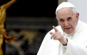 Francis wrote that “one thing was to have bread at home and another taking the bread home, the fruit of work and a job”, which is the only way to “offer dignity”