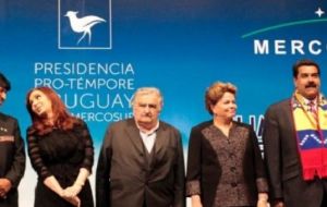 The three countries are intent in putting an end to Mercosur ideological emphasis with the Kirchner couple, Lula and Rousseff, and Uruguay's Jose Mujica