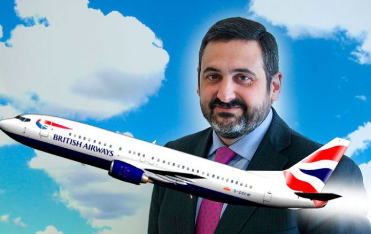 Spaniard Alex Cruz, 50, took over as CEO and chairman of BA in April this year, having started his career with American Airlines 1995.