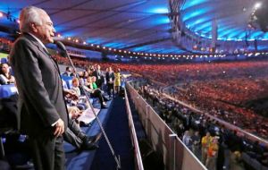 Temer's only appearance was at the end of ceremony, when he declared the Games open, and reactions were as bad as expected: he was booed during his entire speech