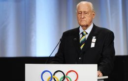 Havelange lobbied strongly and called on IOC members at the host city vote in 2009 to “join me in celebrating my 100th birthday'” at the Rio Olympics.